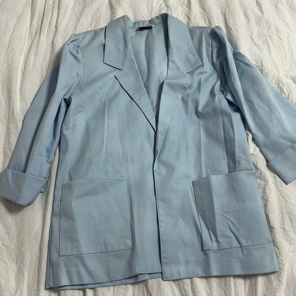 Cristin Stevens Light Blue Blazer - Size 10 - Picture 3 of 16